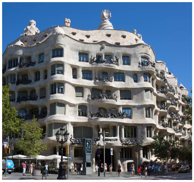  Casa Milà- Barcelona, Spain