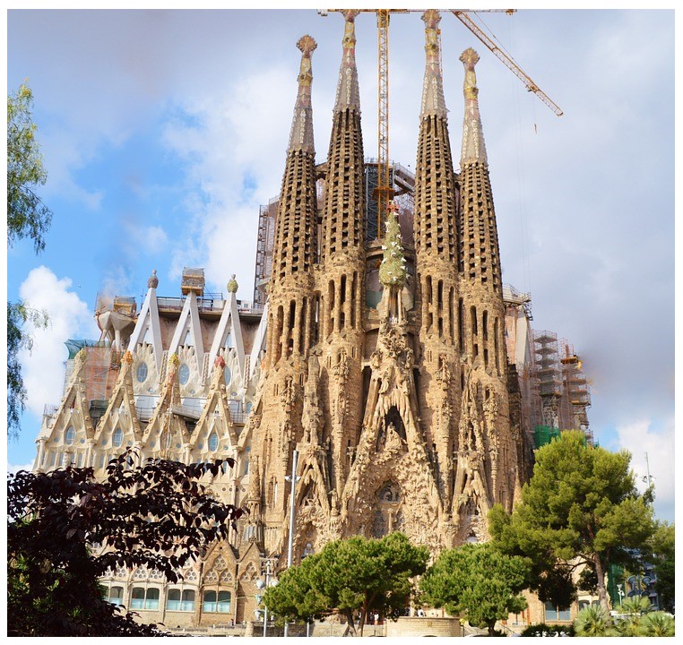 Sagrada Família temple in Barcelona, Spain
